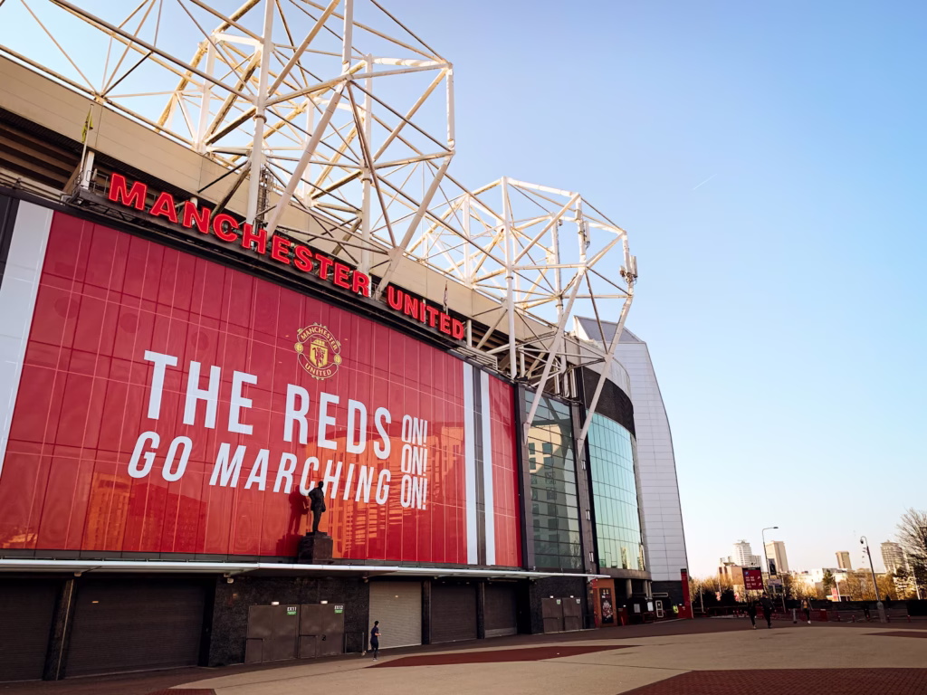 Old Trafford, home of Manchester United F.C.