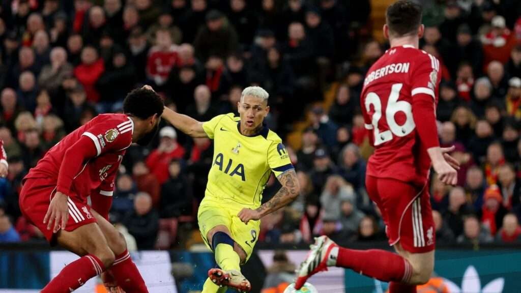 Szoboszlai stunner not enough as Richarlison snatches late point for Spurs