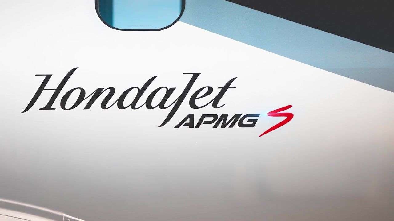 HondaJet APMG S badge on an upgraded HondaJet